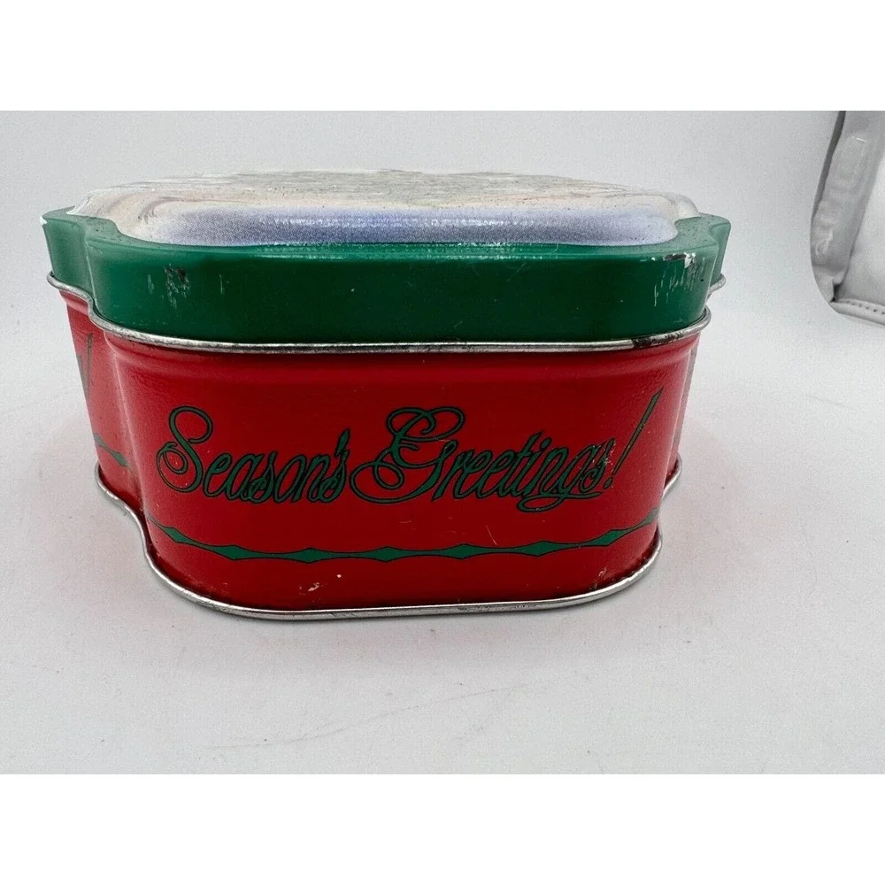Wild Friend‎ Christmas 1997 Olive Tin Can Vintage Season's Greetings